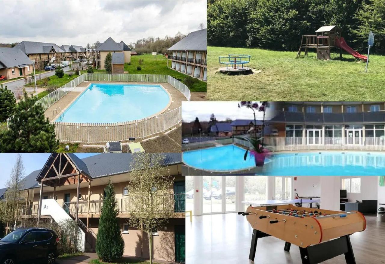 Le Fleur"H"On 11 D'Honfleur, T2 En Residence Avec Piscine, Wifi Et Parking Gratuits Equemauville Exterior photo